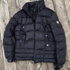 Vintage Moncler Grenoble Down Puffer Jacket Large Black WORN